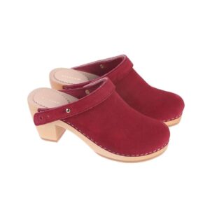 M-ishka Red Blossom clogs
